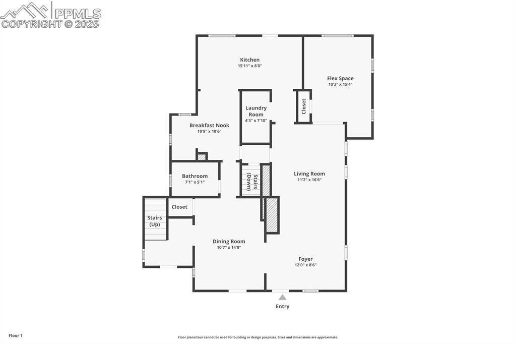 319 South Institute Street Colorado Springs, CO 80903 - Photo 45 of 49 a picture of floor plan