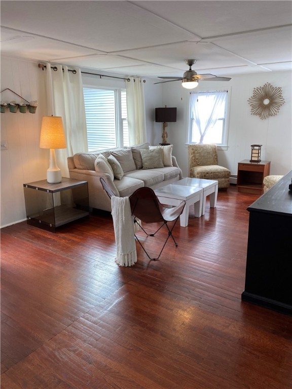 73 North Road Jamestown, RI 02835 - Photo 23 of 32 Living Room at #75, the Bungalow, is 12' x 22'.