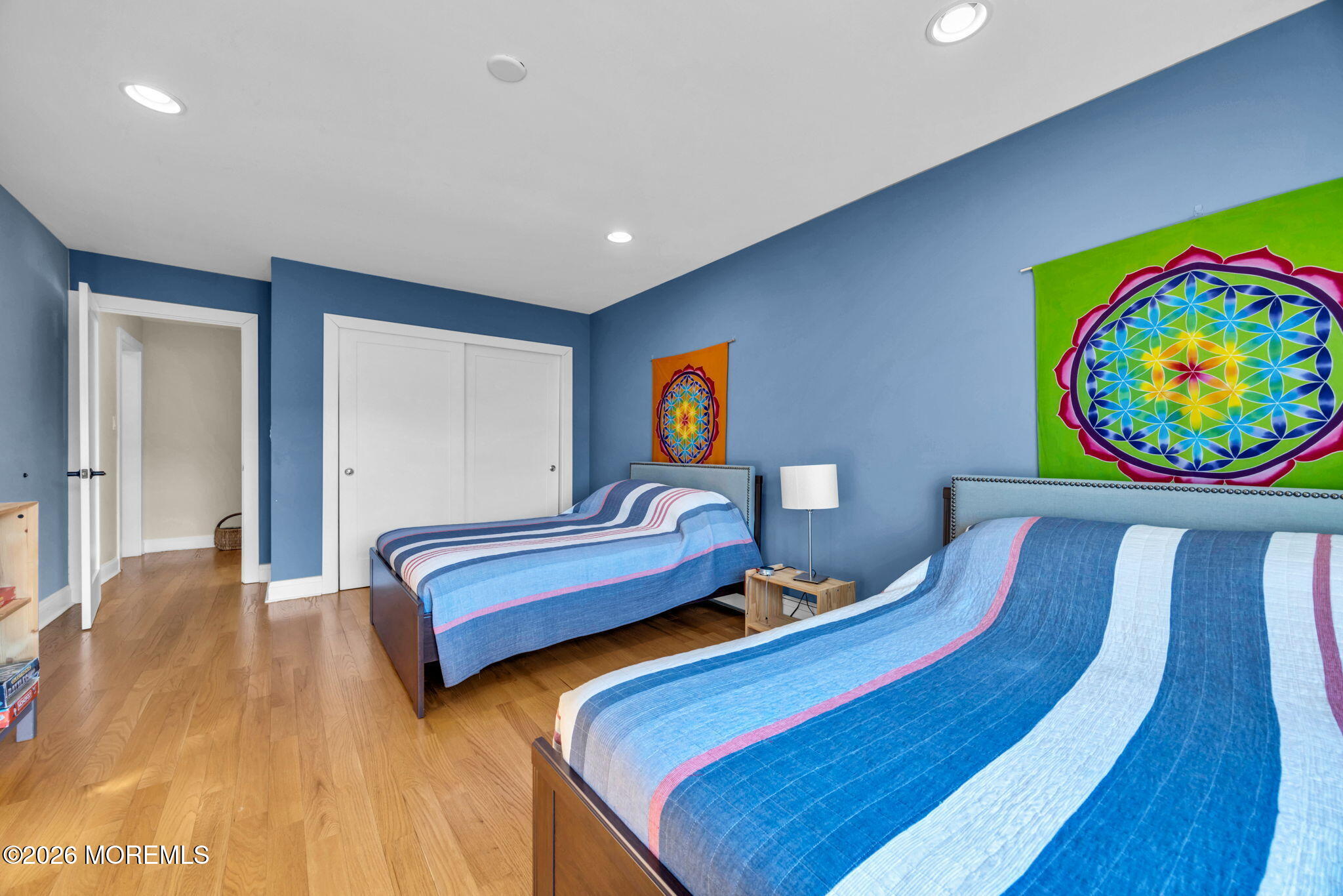 211 Forman Avenue Point Pleasant Beach, NJ 08742 - Photo 22 of 69 a bedroom with two beds and painting on the wall