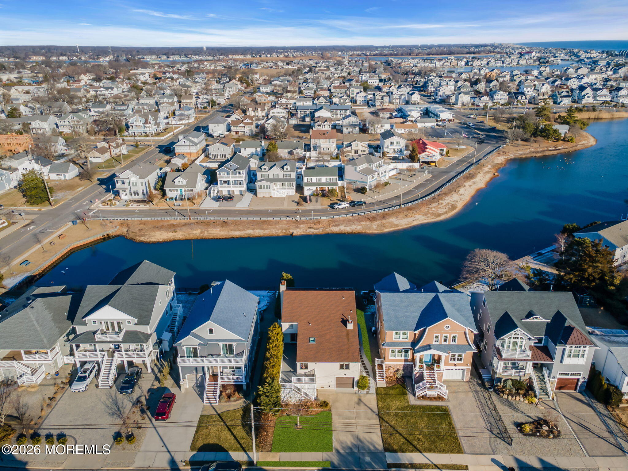 211 Forman Avenue Point Pleasant Beach, NJ 08742 - Photo 42 of 69 an aerial view of a house with a ocean view