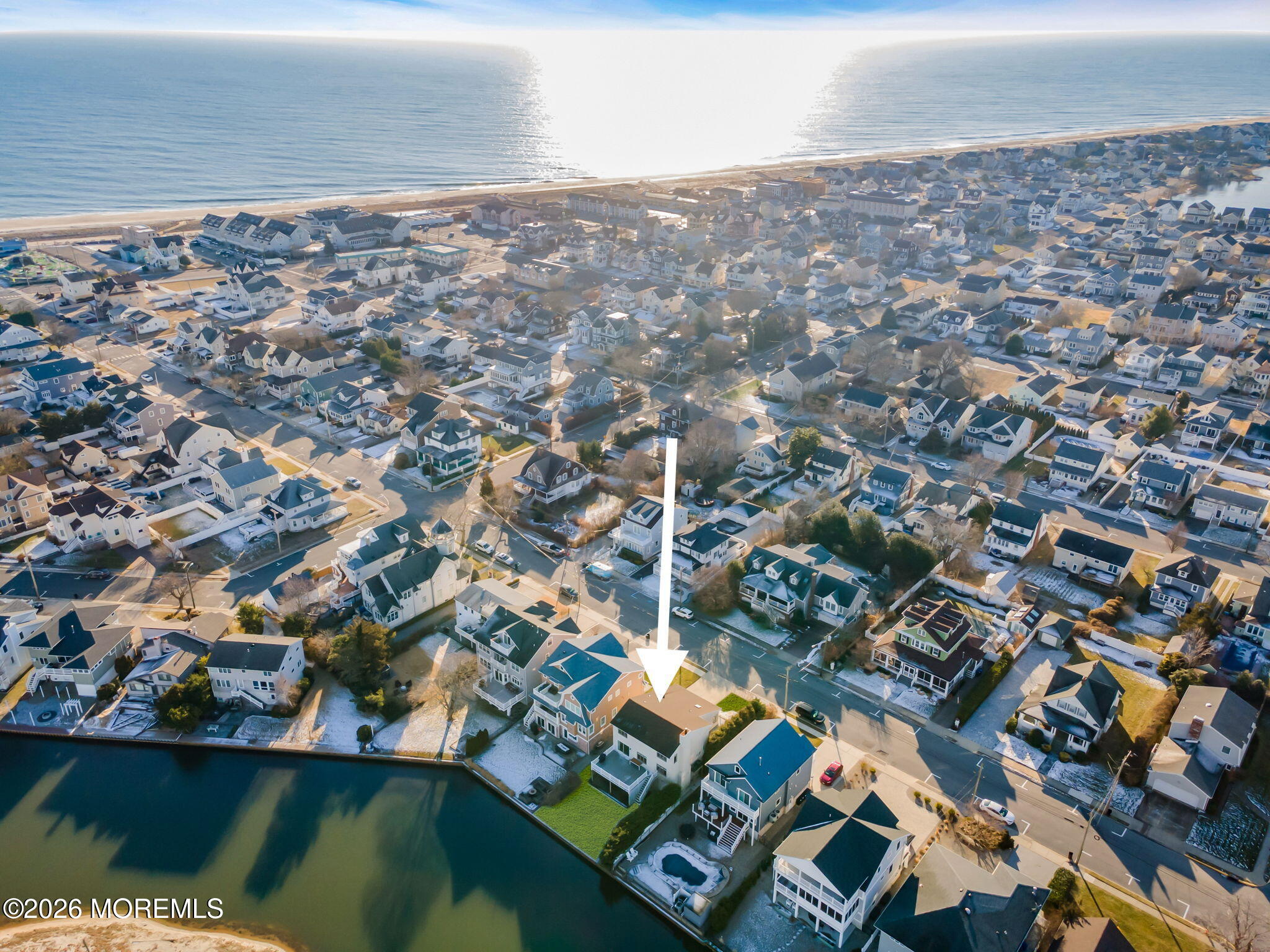 211 Forman Avenue Point Pleasant Beach, NJ 08742 - Photo 44 of 69 an aerial view of residential houses with outdoor space and trees
