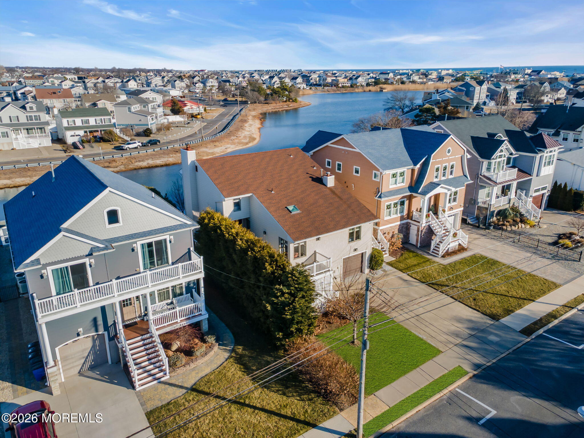 211 Forman Avenue Point Pleasant Beach, NJ 08742 - Photo 50 of 69 an aerial view of a house with a garden view