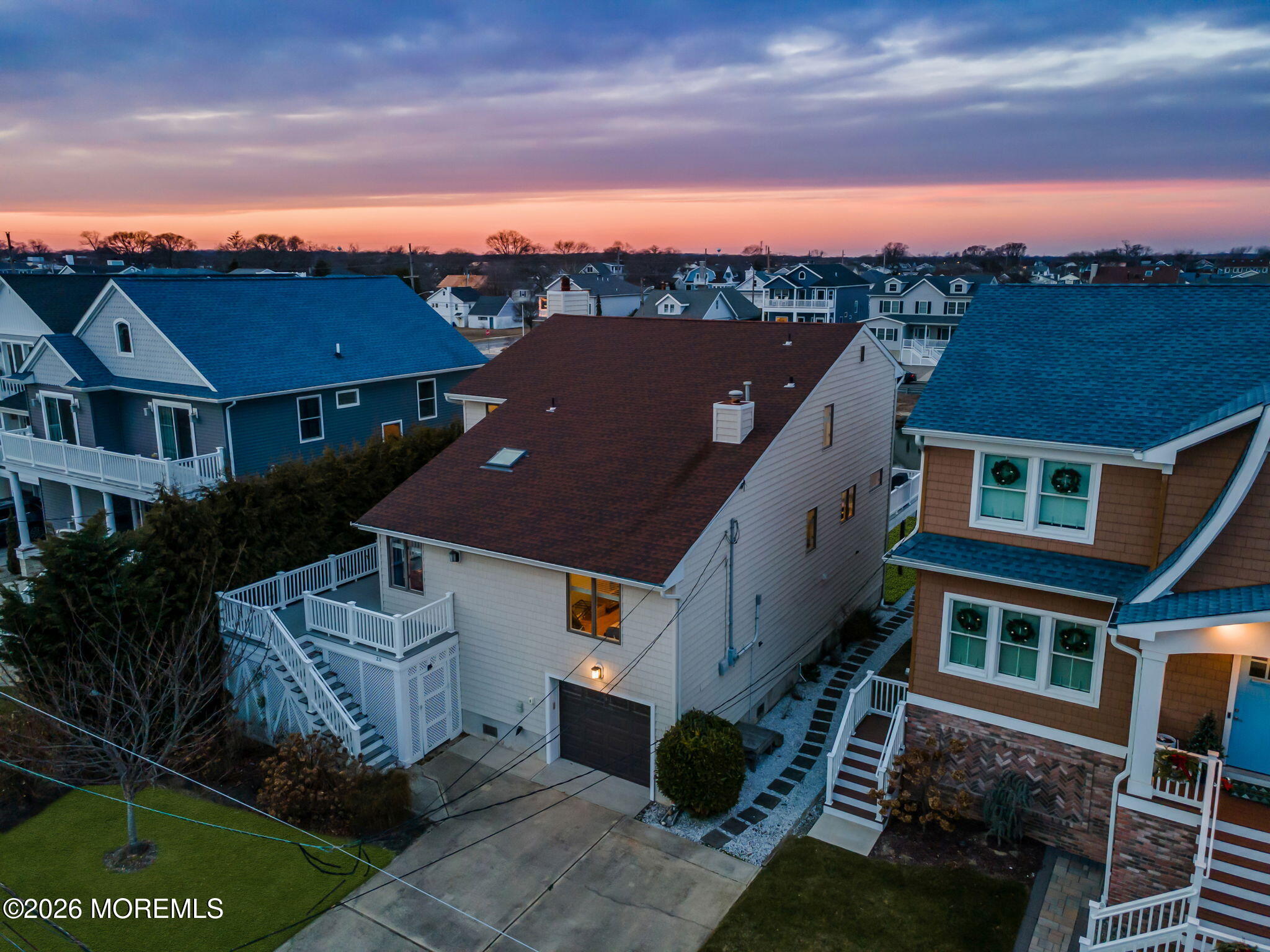 211 Forman Avenue Point Pleasant Beach, NJ 08742 - Photo 60 of 69 an aerial view of multiple houses with a yard