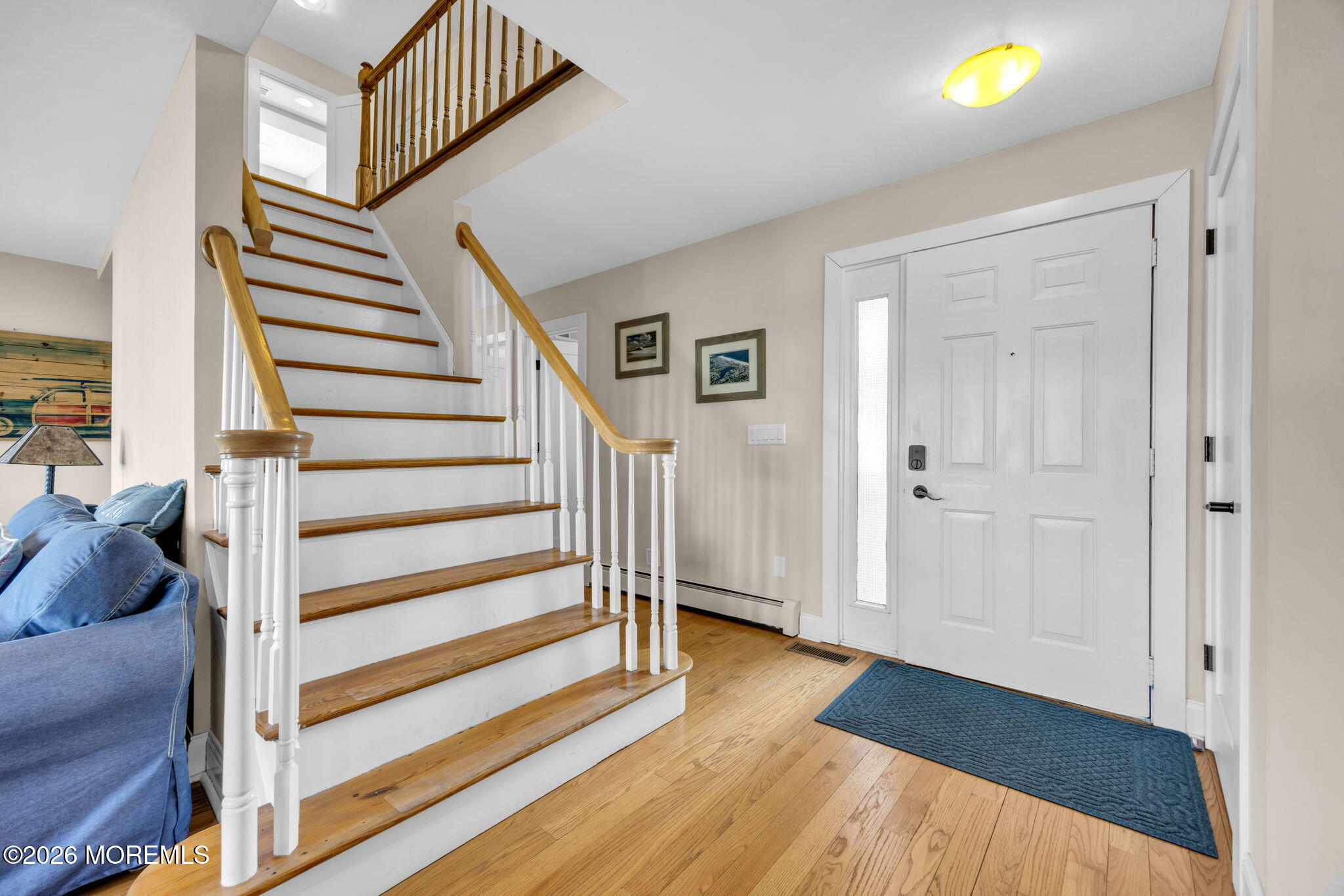 211 Forman Avenue Point Pleasant Beach, NJ 08742 - Photo 6 of 69 a view of entryway bedroom and hall with wooden floor