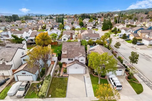 a view of a house with a garden
