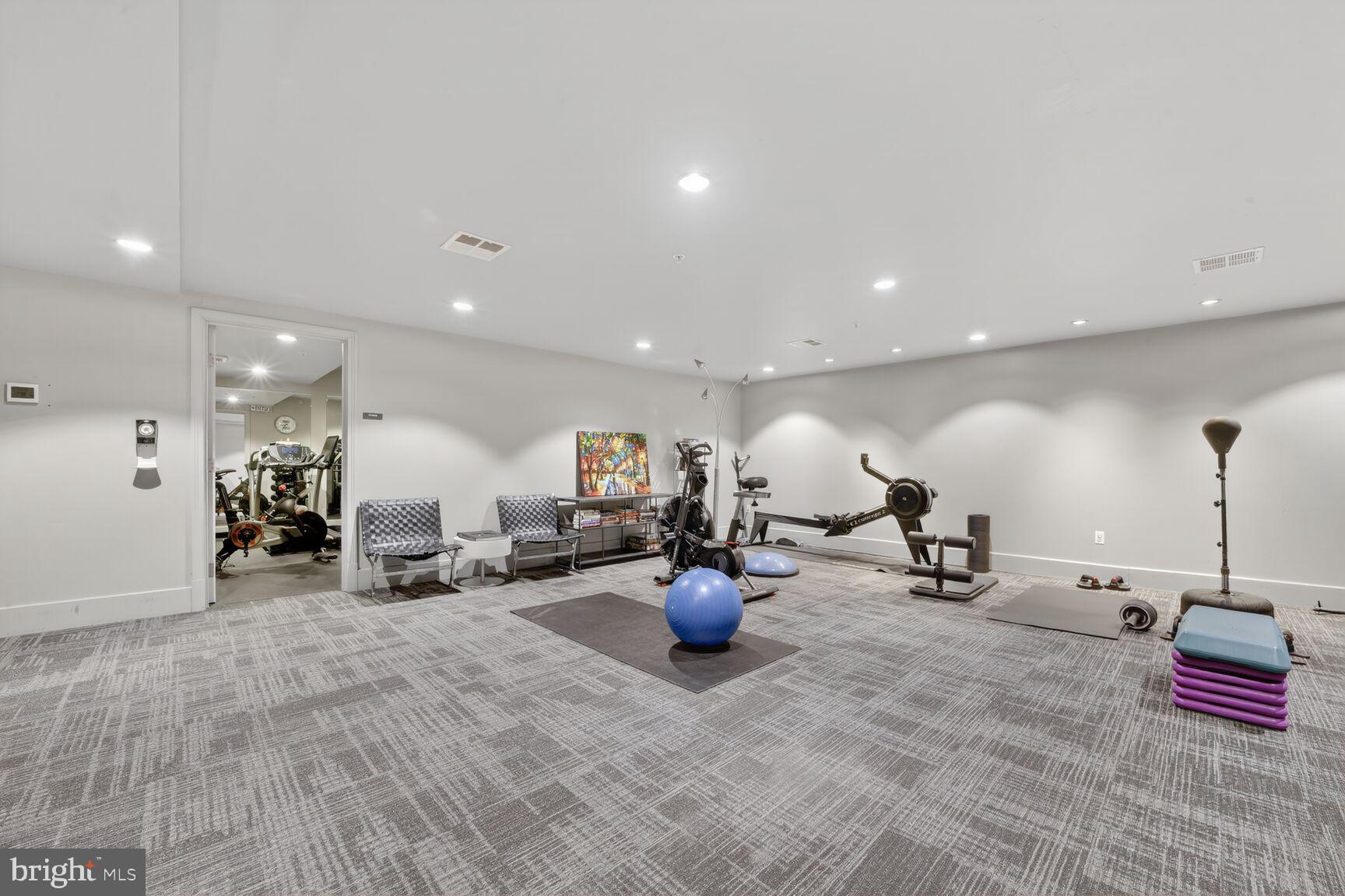 2100 11th Street Northwest, Unit 402 Washington, DC 20001 - Photo 14 of 14 a view of a room with gym equipment