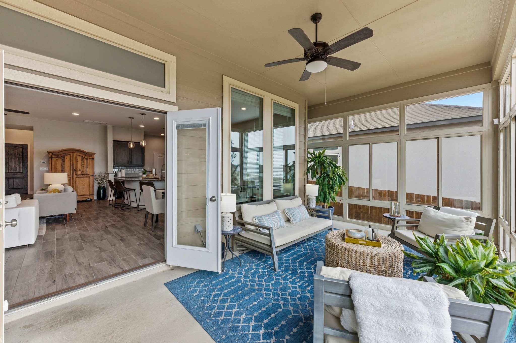 348 Panzano Drive Georgetown, TX 78628 - Photo 4 of 35 a living room with furniture and a large window