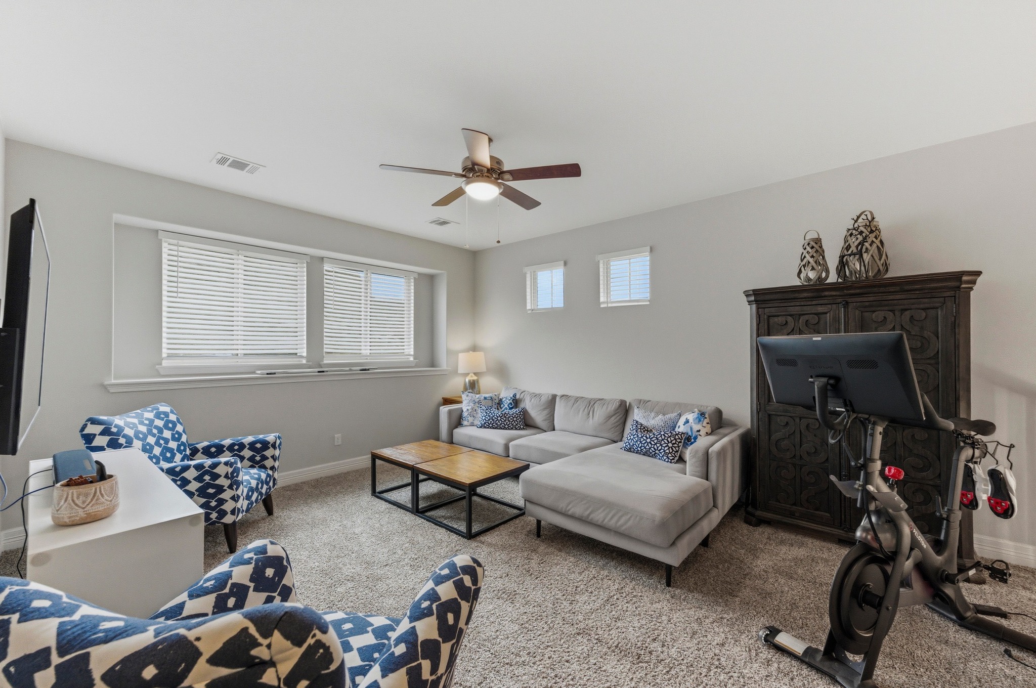 348 Panzano Drive Georgetown, TX 78628 - Photo 9 of 35 a living room with furniture a couch and a window