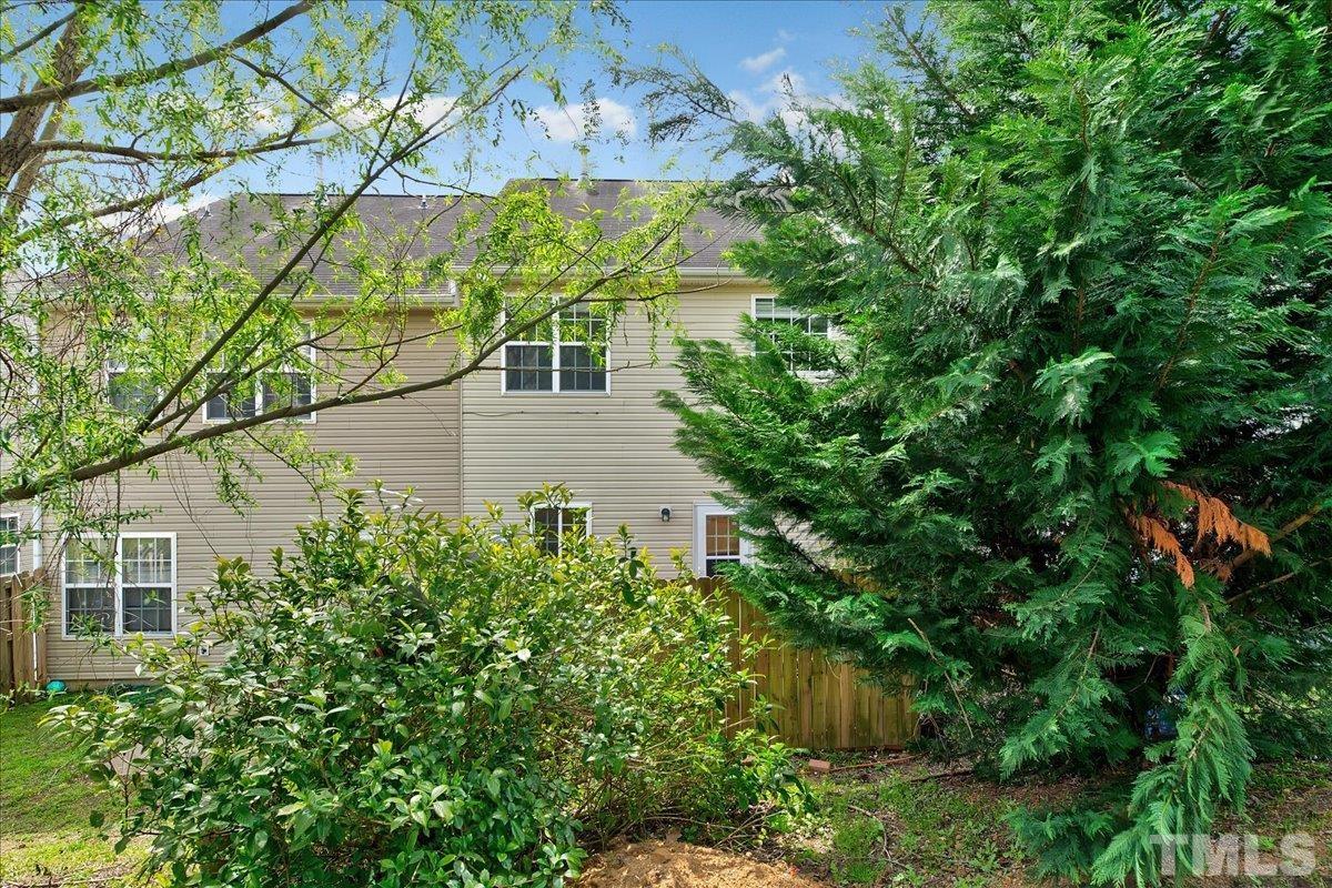 3367 Bridgeville Road Raleigh, NC 27610 - Photo 34 of 34 a view of a yard with plants and large trees