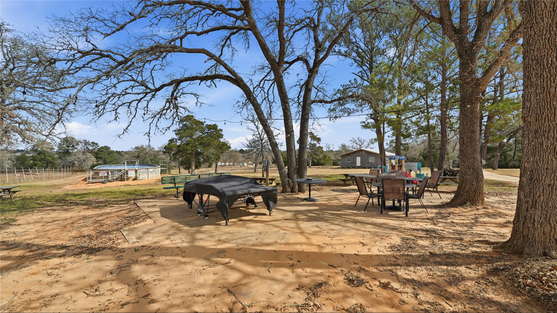 182 Little Ranch Road Red Rock, TX 78662 - Photo 6 of 40 View of yard with a patio and outdoor dining space