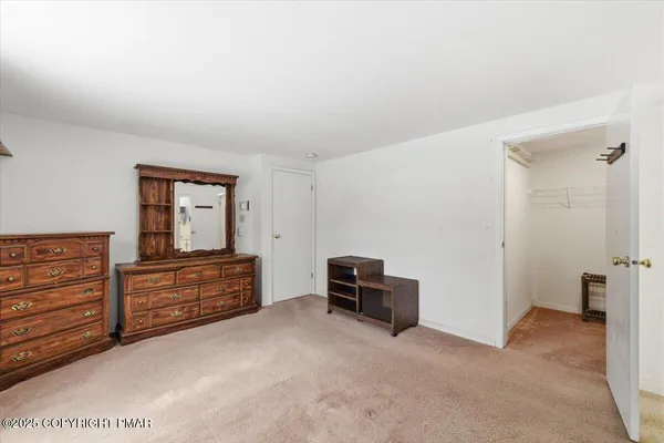 a room with furniture