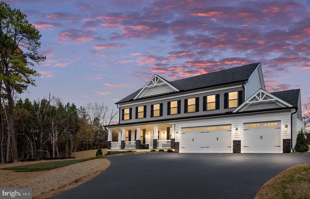 1985 Garrisonville Road Stafford, VA 22556 - Photo 2 of 34 Elegant home at twilight glow.