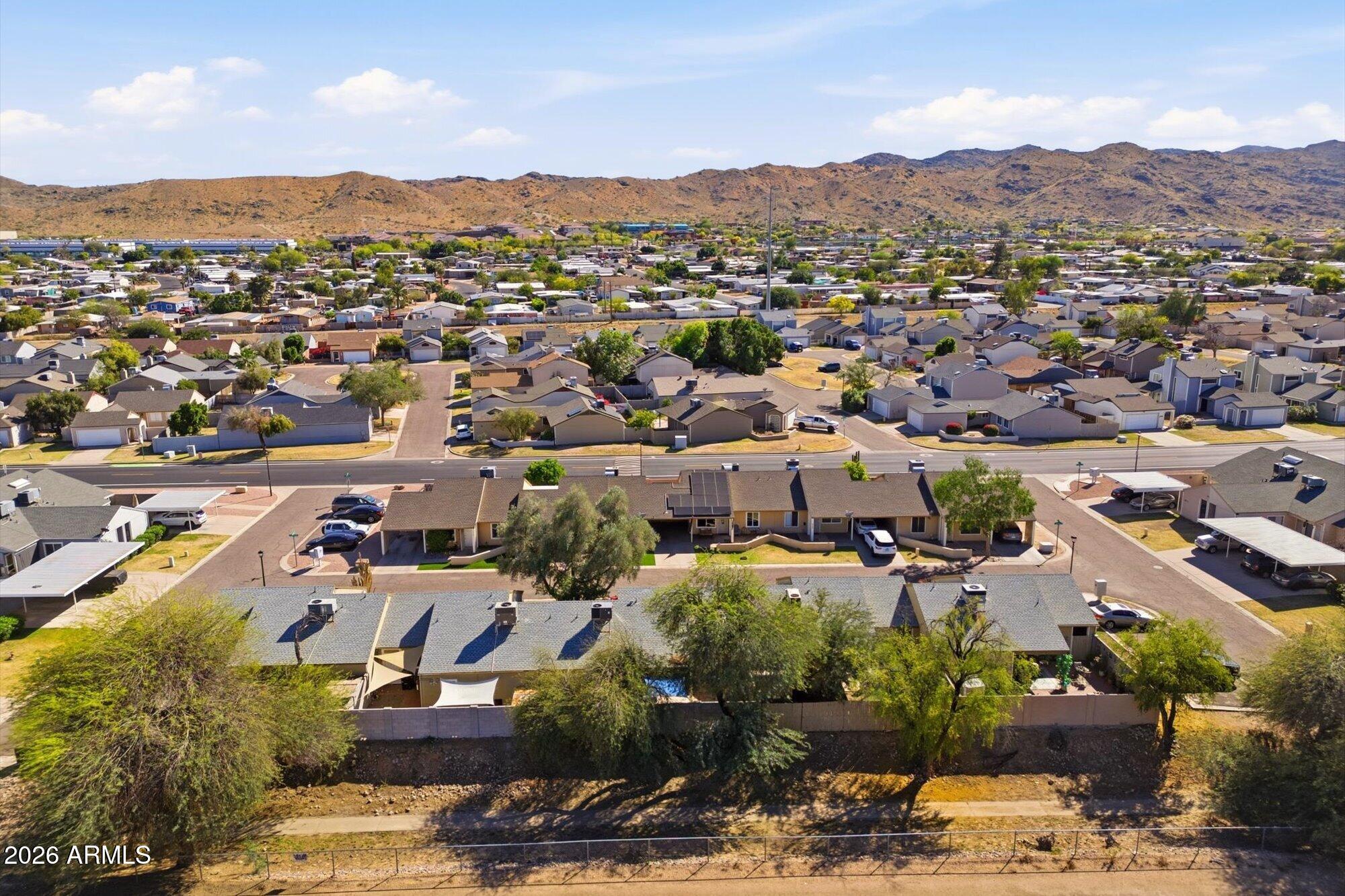 4208 East Carson Road Phoenix, AZ 85042 - Photo 24 of 25 an aerial view of a city