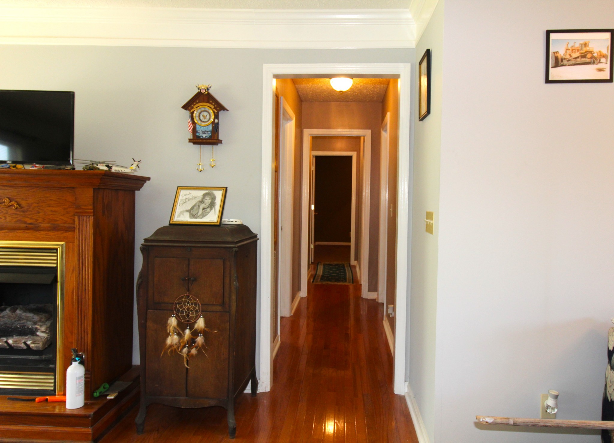 3721 Armstrong Road Springfield, TN 37172 - Photo 4 of 9 a view of hallway with wooden floor