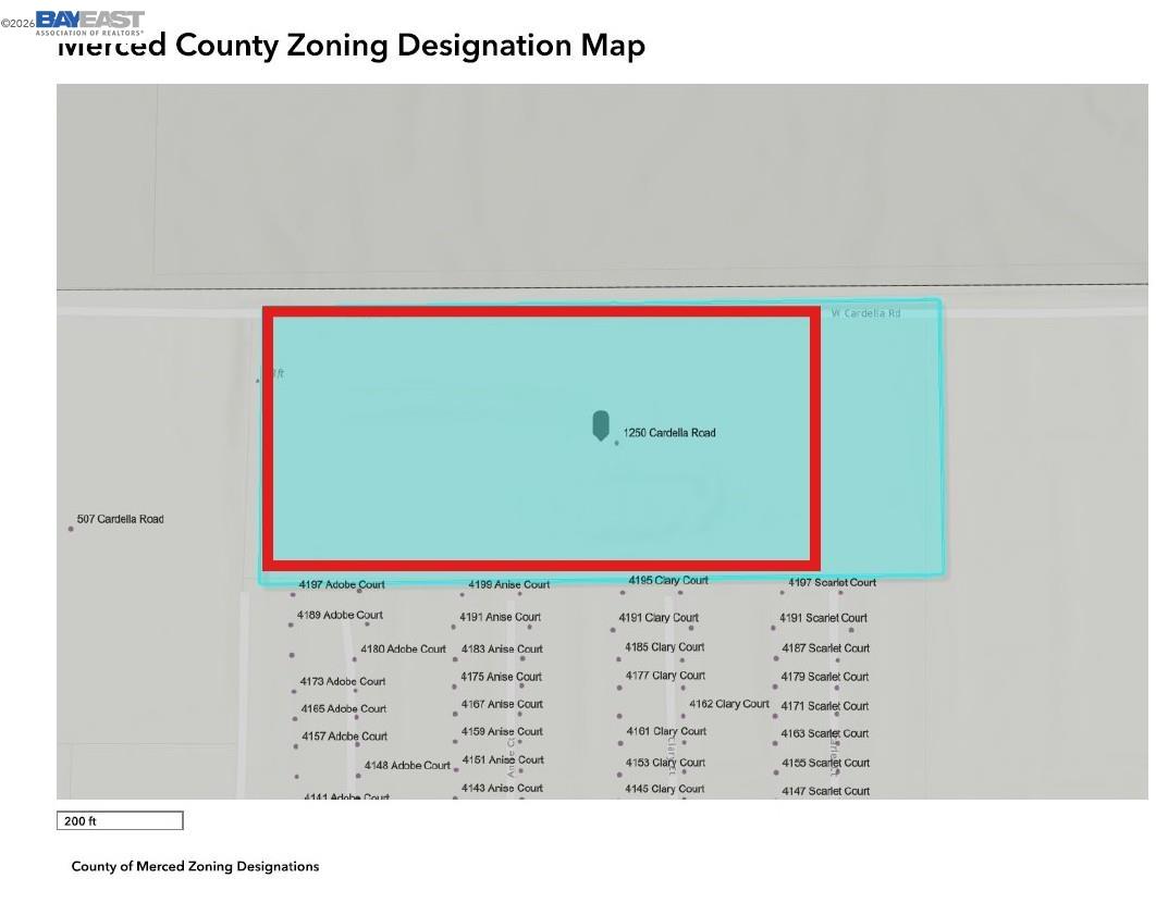 1250 West Cardella Road Merced, CA 95348 - Photo 4 of 11 Parcel lines are illustrative only.