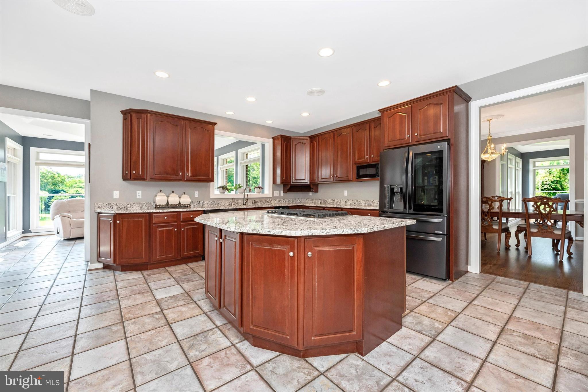 2945 Lonesome Dove Road Mount Airy, MD 21771 - Photo 21 of 66 Expansive Gourmet Island Kitchen w/Cherry Cabinets