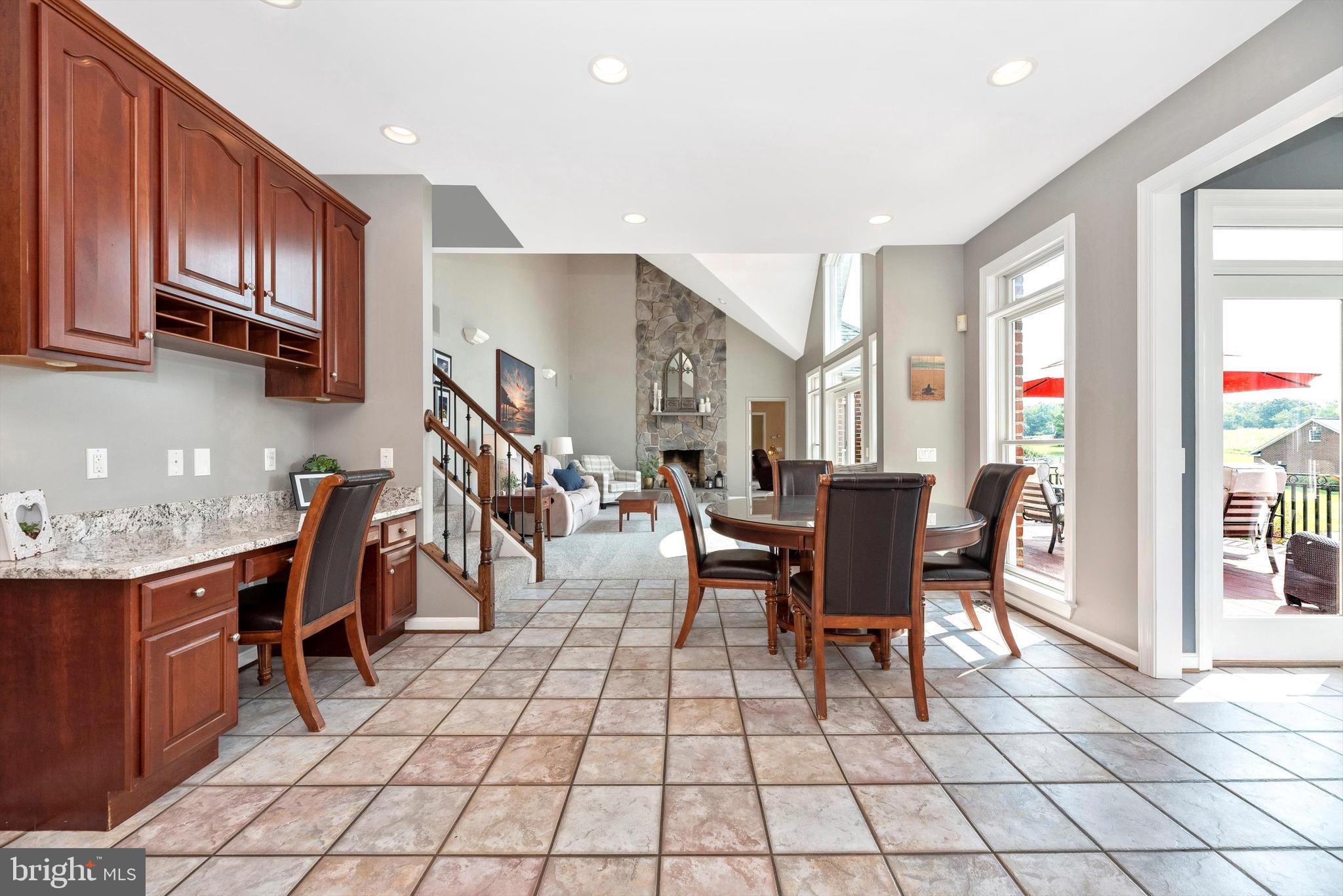 2945 Lonesome Dove Road Mount Airy, MD 21771 - Photo 24 of 66 Kitchen Dining & Desk Area & Back Staircase to UL