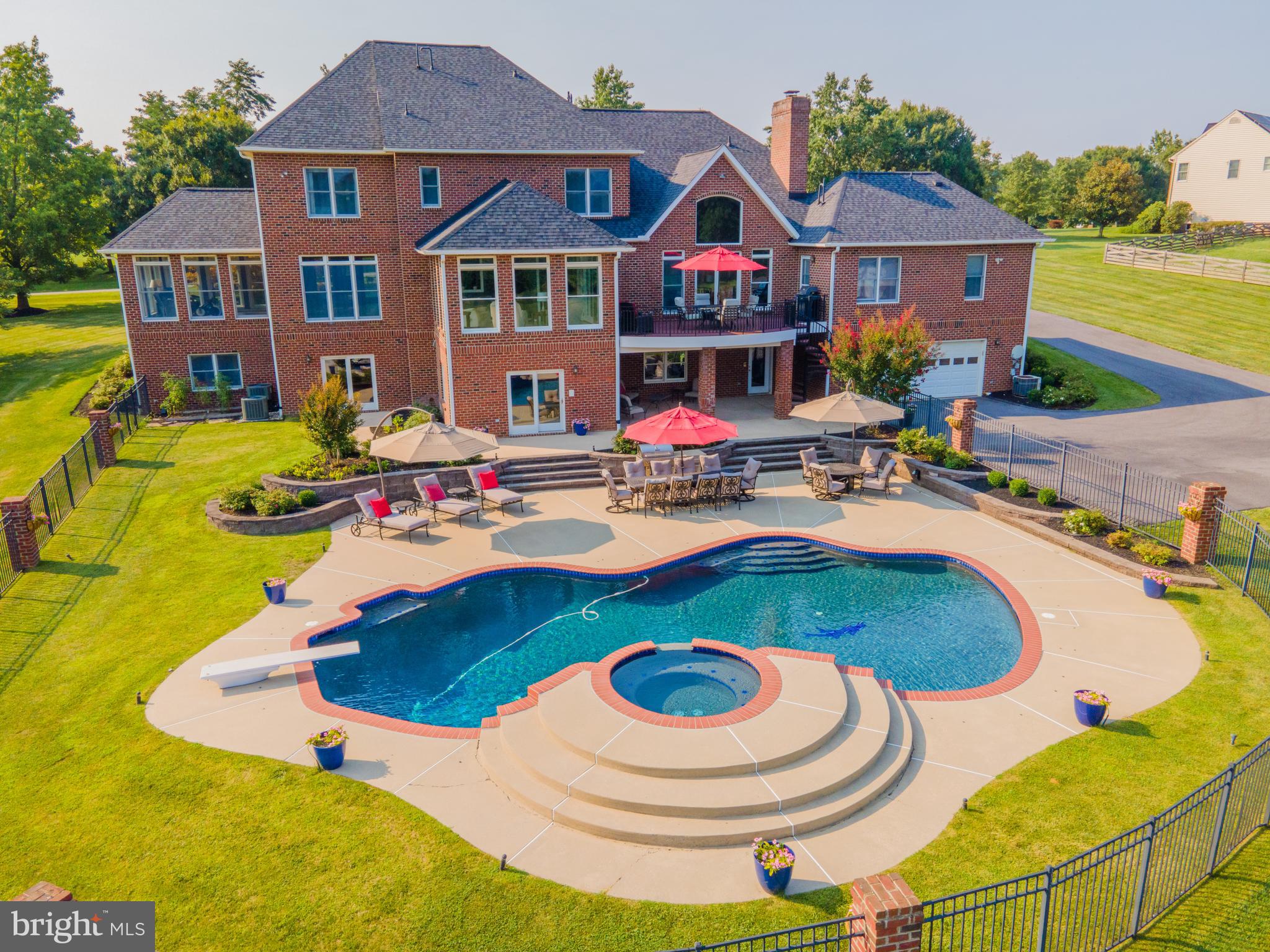 2945 Lonesome Dove Road Mount Airy, MD 21771 - Photo 5 of 66 Exterior of Home has Wonderful Deck & Gunnite Pool