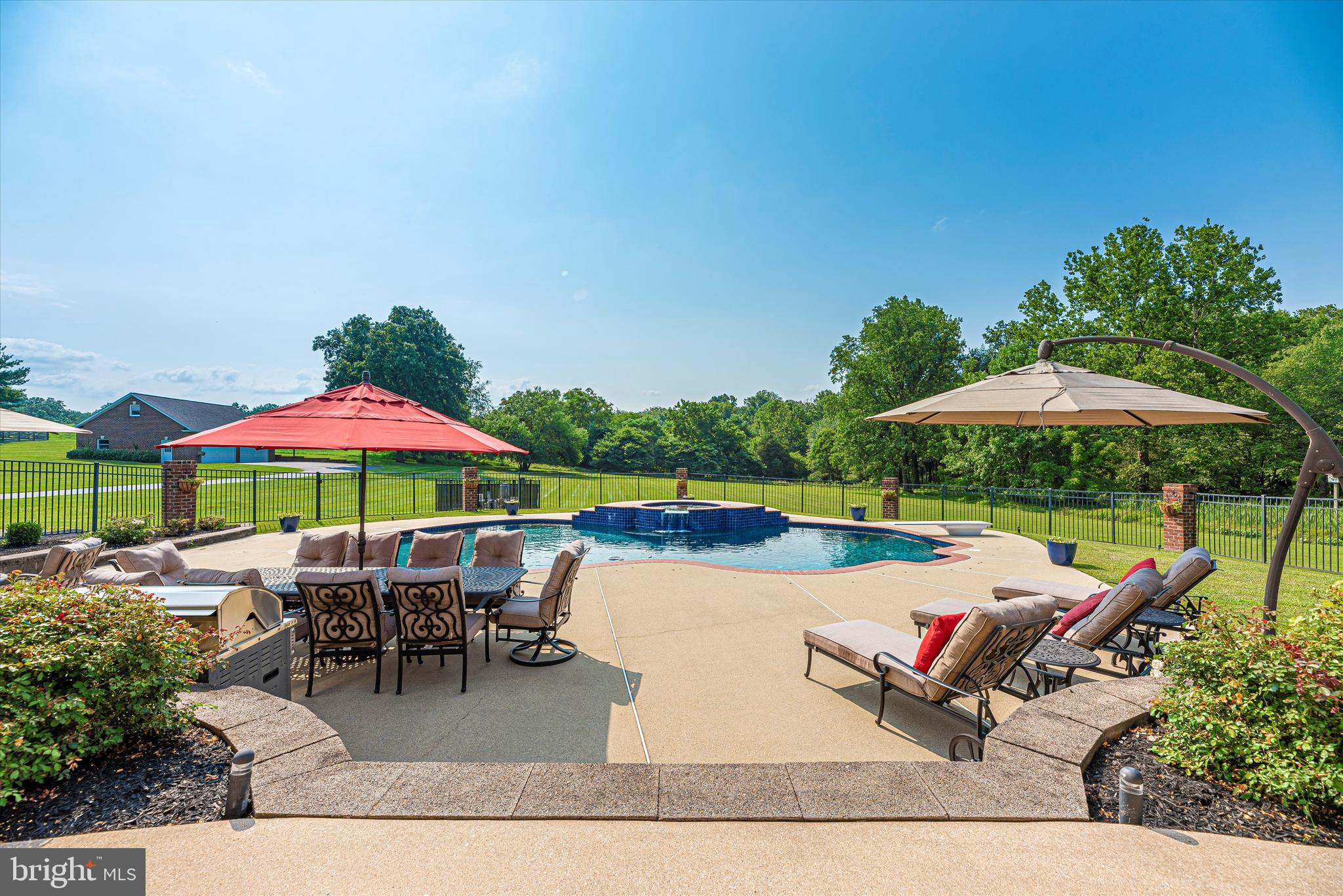 2945 Lonesome Dove Road Mount Airy, MD 21771 - Photo 57 of 66 Tons of Room around Pool for Relaxing