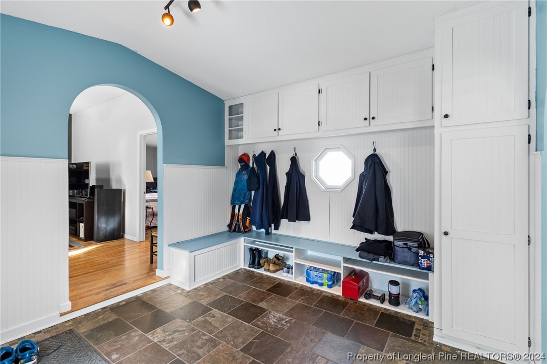 1177 Palestine Road Linden, NC 28356 - Photo 16 of 46 a view of walk in closet with clothes and shoes