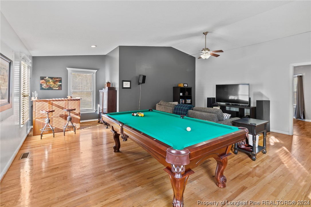 1177 Palestine Road Linden, NC 28356 - Photo 19 of 46 a room with furniture pool table and flat screen tv