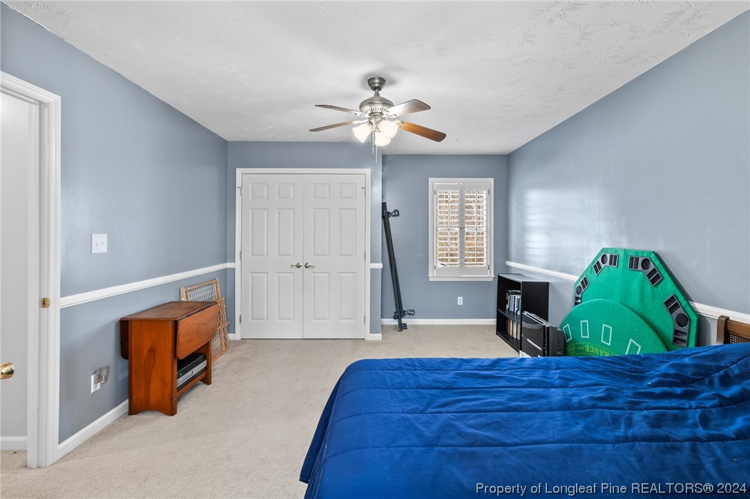 1177 Palestine Road Linden, NC 28356 - Photo 40 of 46 a bedroom with a bed and a painting on the wall