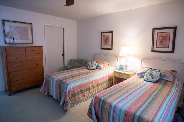 a outdoor space with lots of tables and chairs