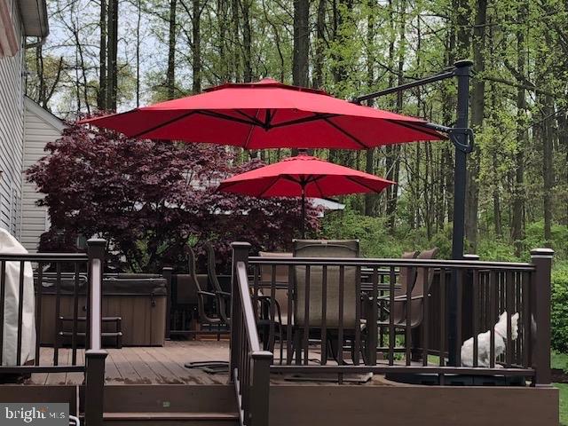 684 Highspire Road Glenmoore, PA 19343 - Photo 44 of 46 a view of a balcony with wooden floor