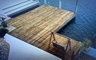 a view of a terrace with chairs