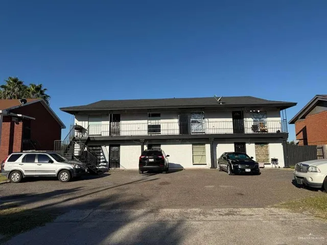 a car parked in front of a building
