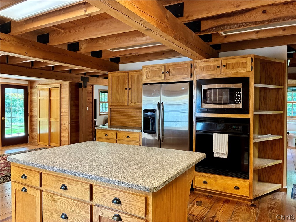 2676 County Rte 22 Orwell, NY 13144 - Photo 14 of 32 Massive exposed beams and wide-plank wood floors b