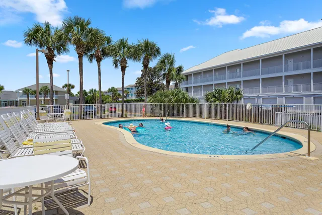 a view of outdoor space yard and swimming pool