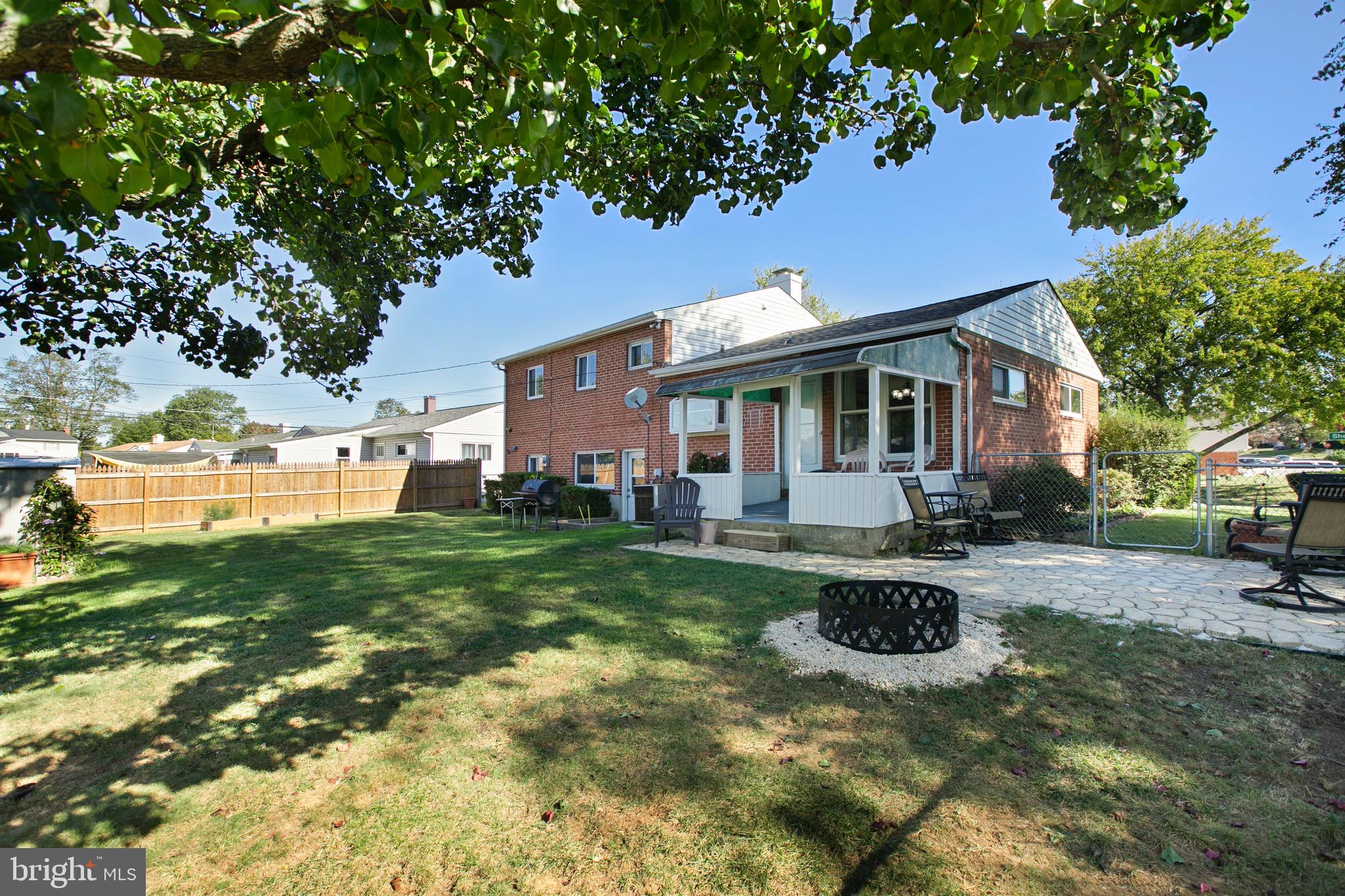 6000 Sherrill Road Catonsville, MD 21228 - Photo 31 of 45 Rear Yard towards patio