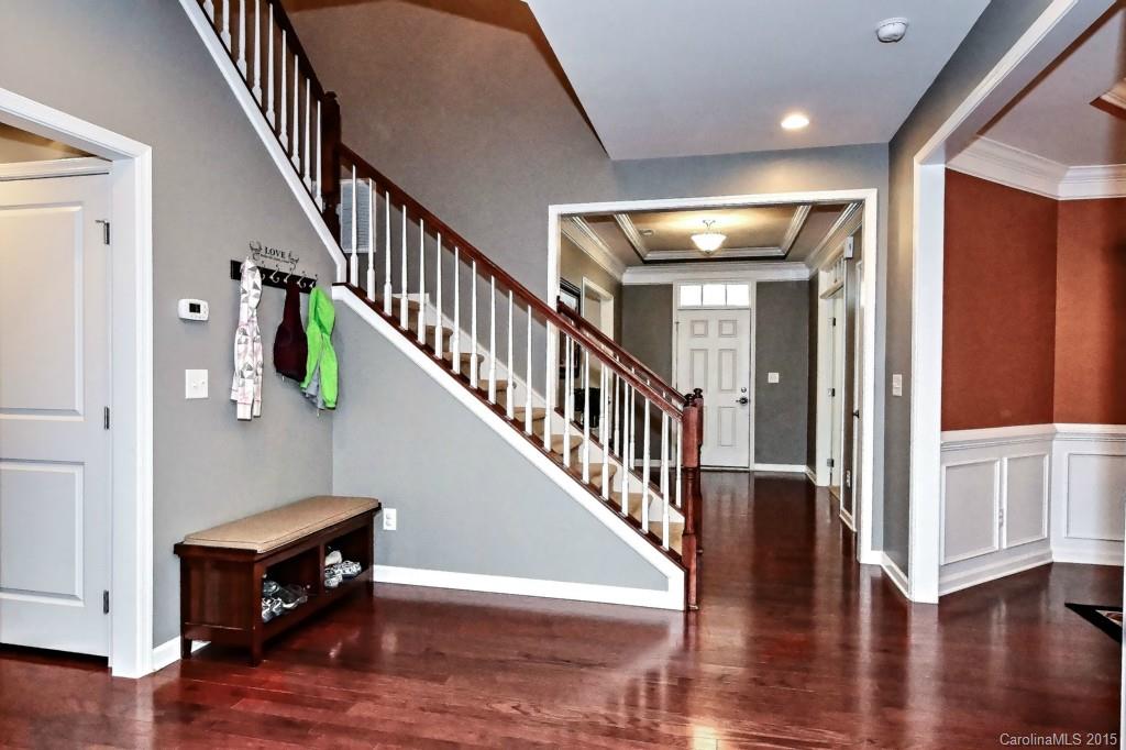 1621 Ridgehaven Road, Unit 240 Waxhaw, NC 28173 - Photo 3 of 24 a view of entryway and hall with wooden floor
