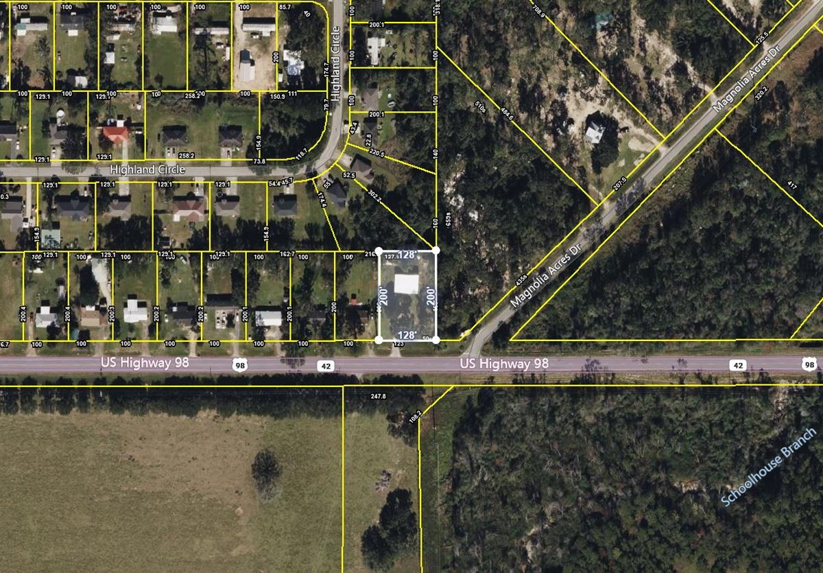 15461 Highway 98 Foley, AL 36535 - Photo 26 of 28 Map