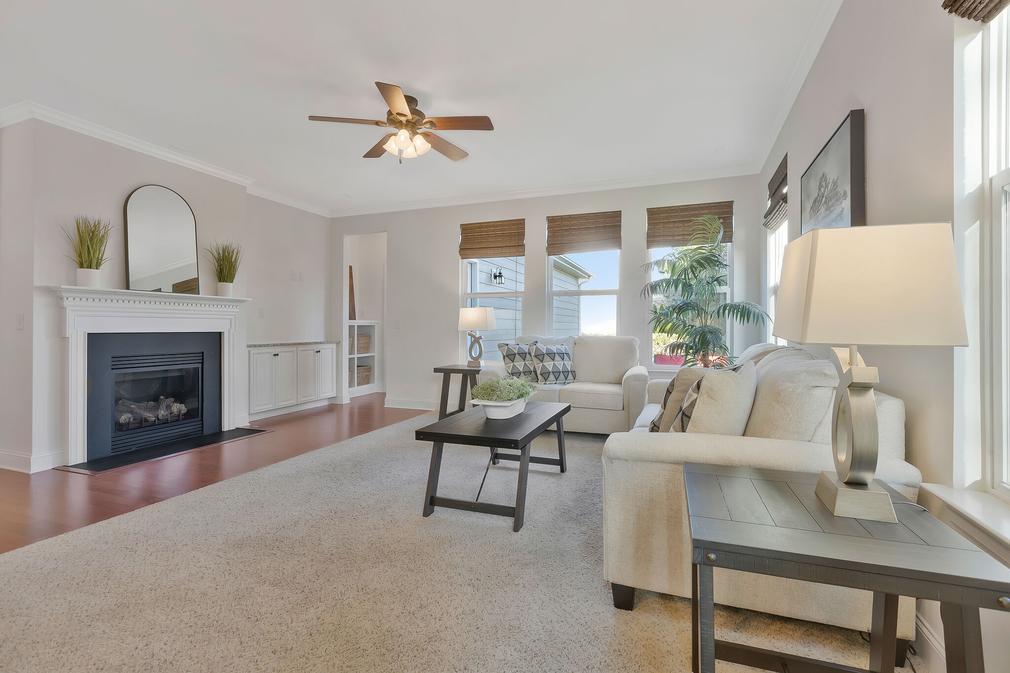 119 Verde Meadow Drive Franklin, TN 37067 - Photo 15 of 35 a living room with furniture and a fireplace