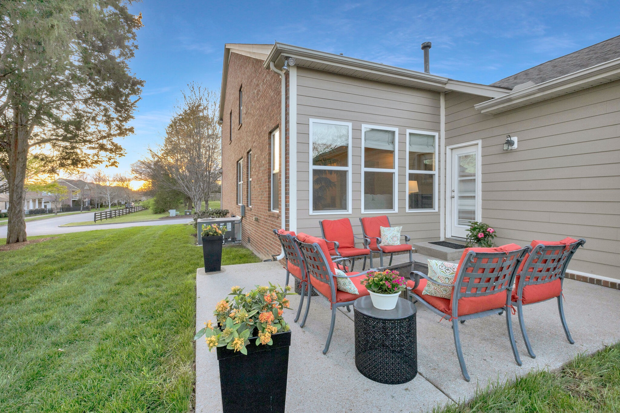 119 Verde Meadow Drive Franklin, TN 37067 - Photo 29 of 35 a view of a house with backyard sitting area and garden