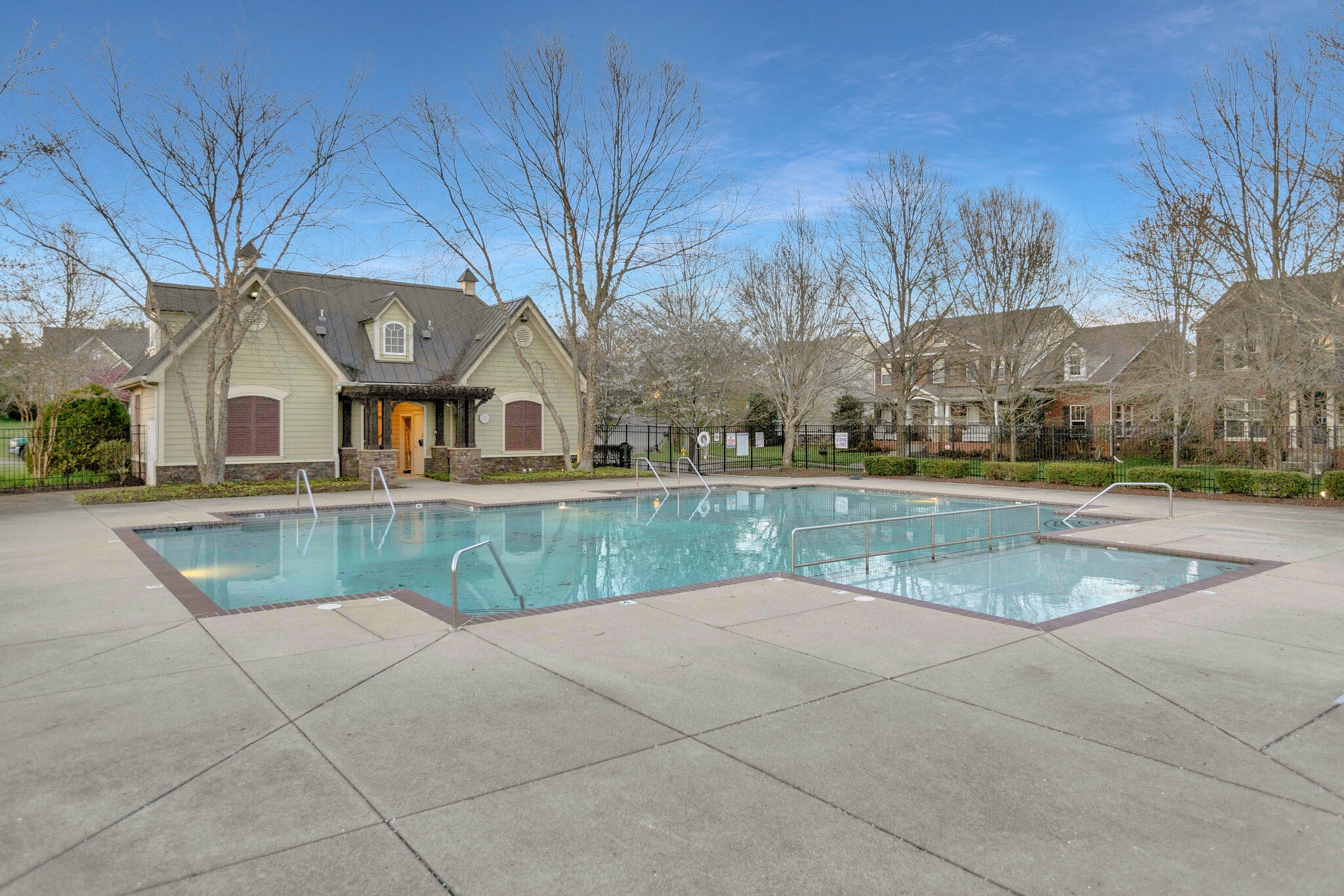 119 Verde Meadow Drive Franklin, TN 37067 - Photo 34 of 35 a view of swimming pool with a house in the background