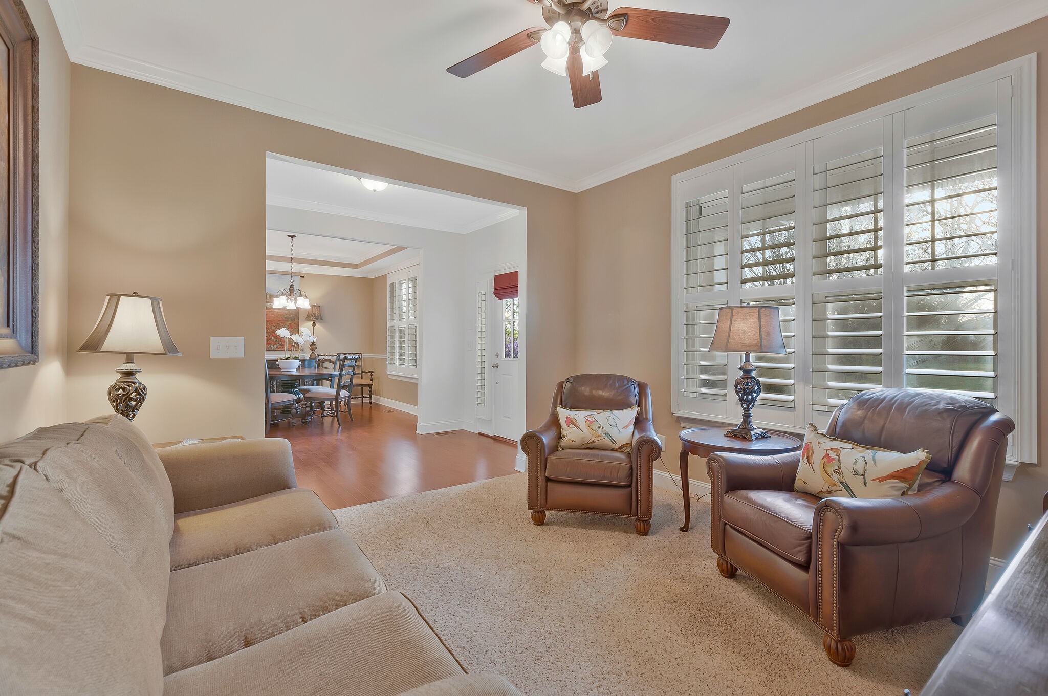 119 Verde Meadow Drive Franklin, TN 37067 - Photo 9 of 35 a living room with furniture and a large window
