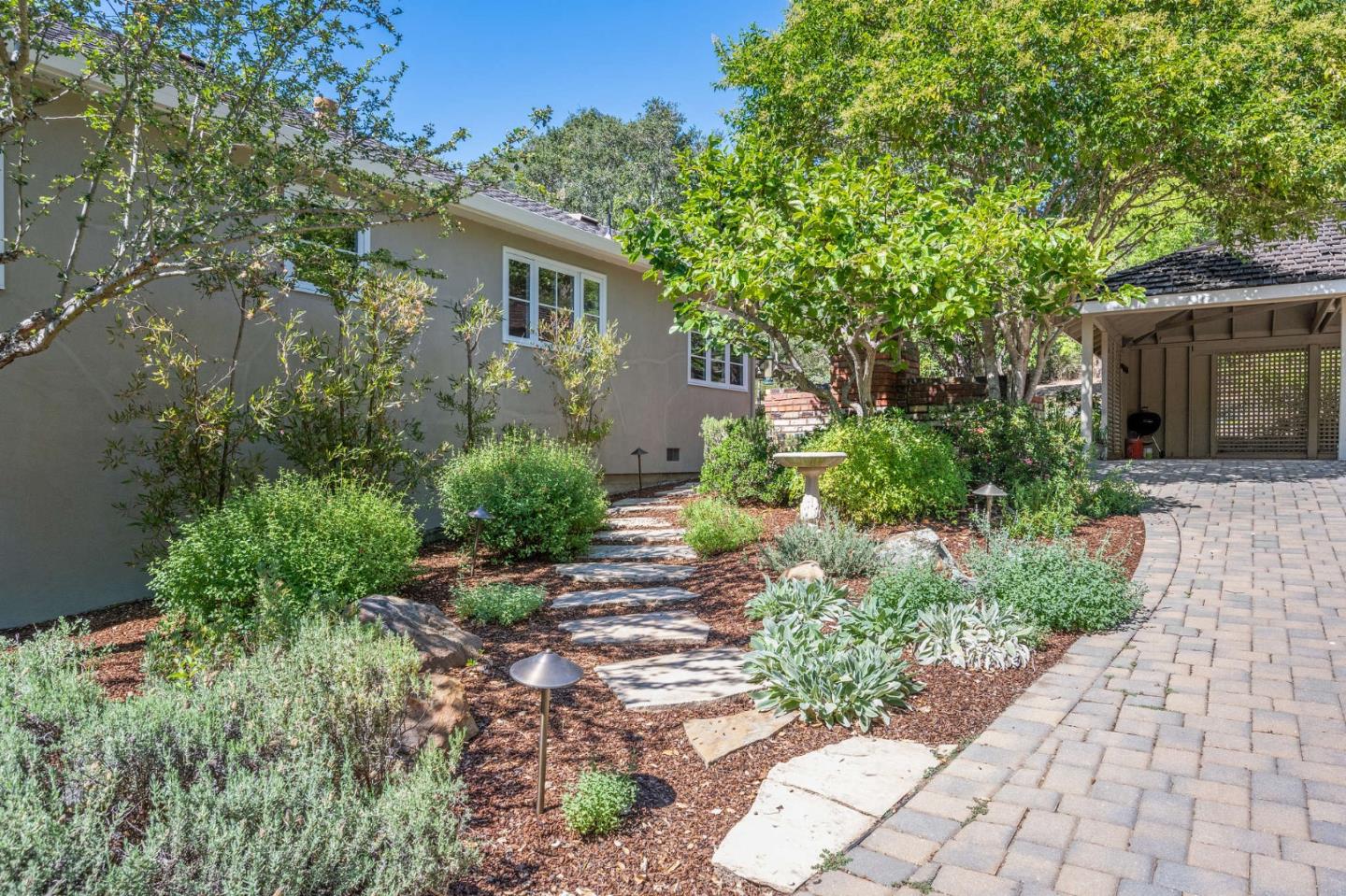1585 Canada Lane Woodside, CA 94062 - Photo 28 of 46 a view of a house with a yard