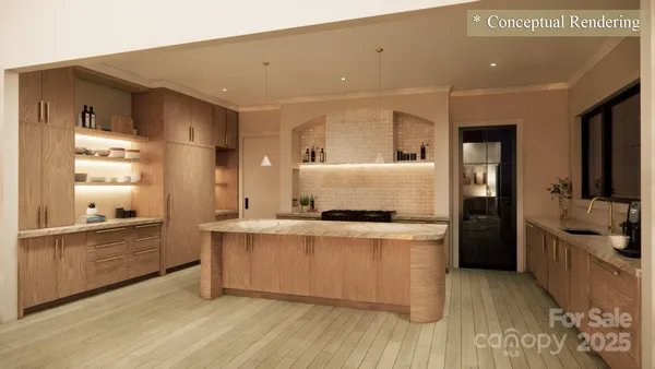 a kitchen with stainless steel appliances granite countertop a stove and a refrigerator