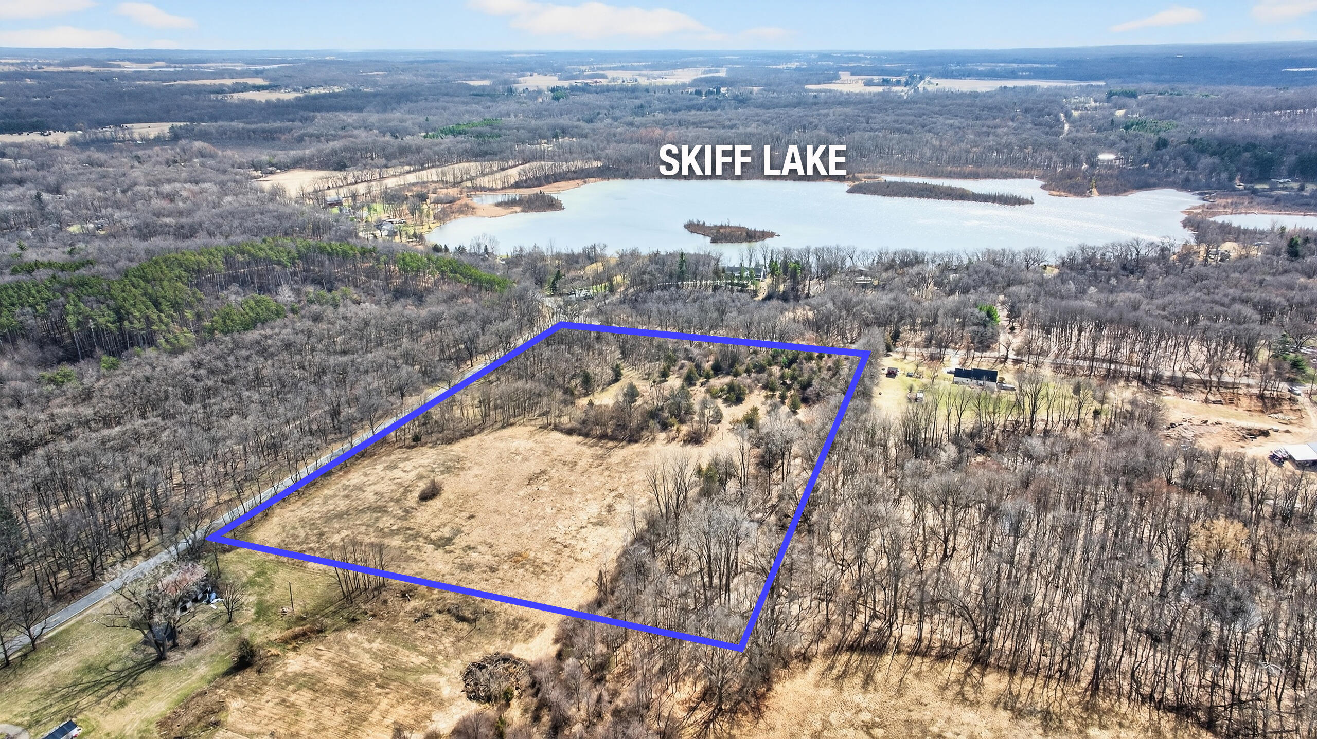 Vl Skiff Lake Road Clarklake, MI 49234 - Photo 3 of 14 Skiff Lake VL Parcel Clarklake MI (Aeria