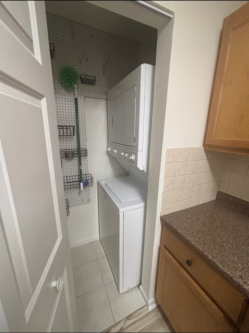 2028 North Rand Road, Unit 104 Palatine, IL 60074 - Photo 8 of 9 a kitchen with a sink and washing machine