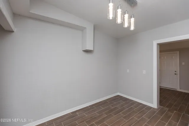 wooden floor in an empty room
