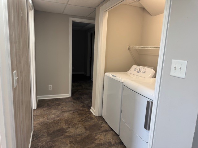 251 7 Mile Ferry Road Cunningham, TN 37052 - Photo 27 of 36 a utility room with dryer and washer