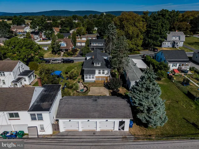 an aerial view of a city with lots of residential buildings