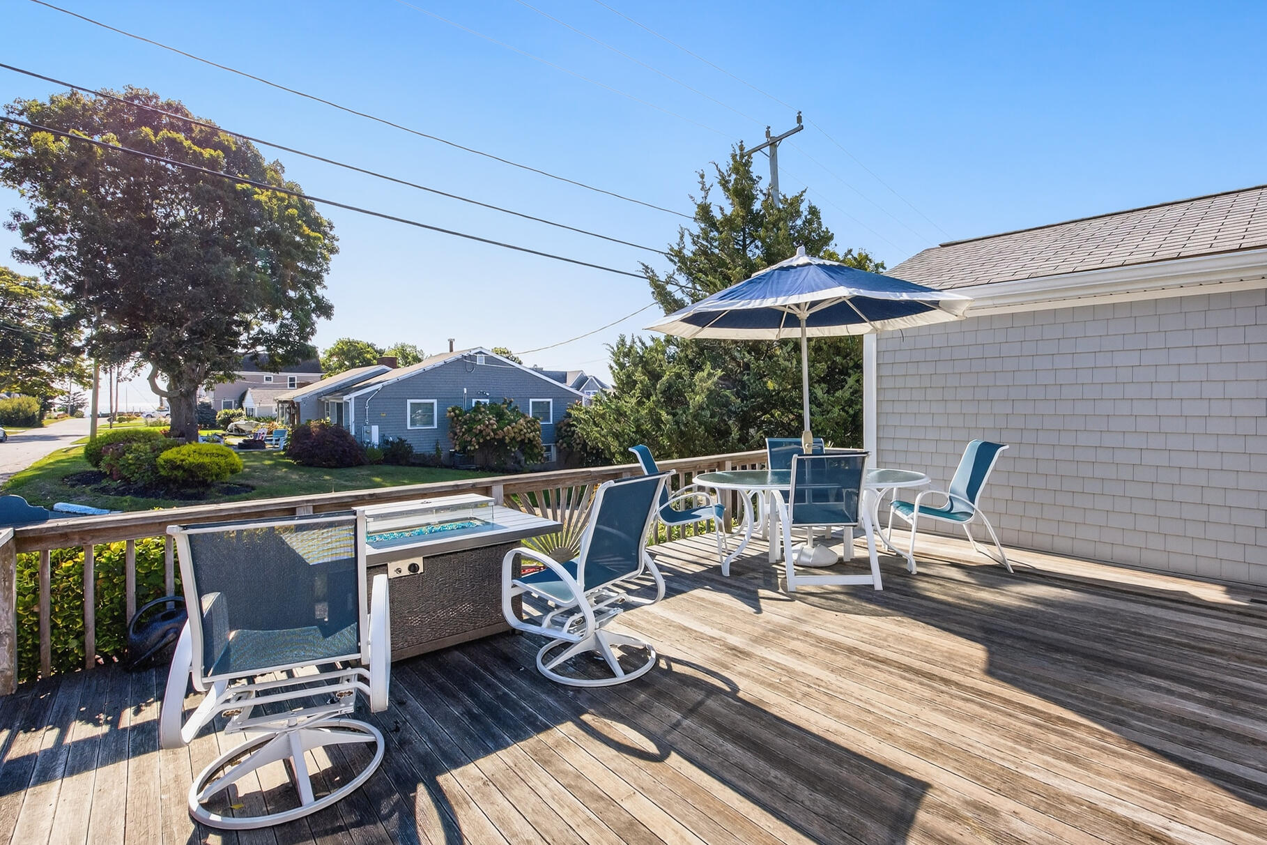 35 Shore Drive Mashpee, MA 02649 - Photo 10 of 36 a view of roof deck with furniture