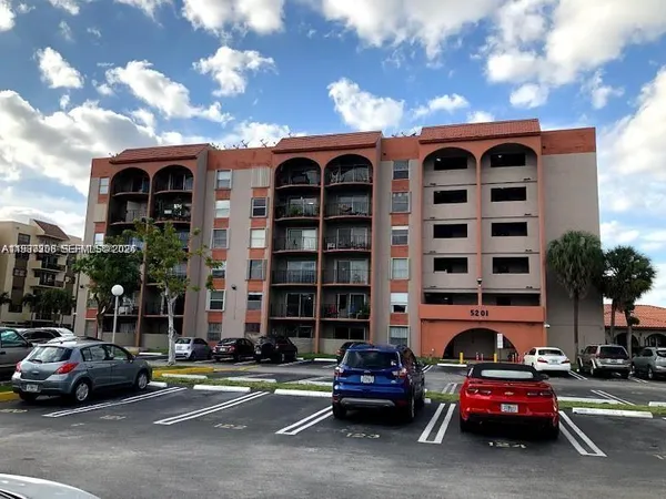 a view of a cars parked in front of a building