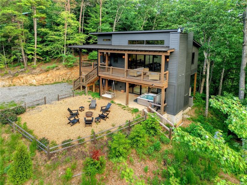 351 South Dream Catcher Blue Ridge, GA 30513 - Photo 2 of 52 front view of house with a patio