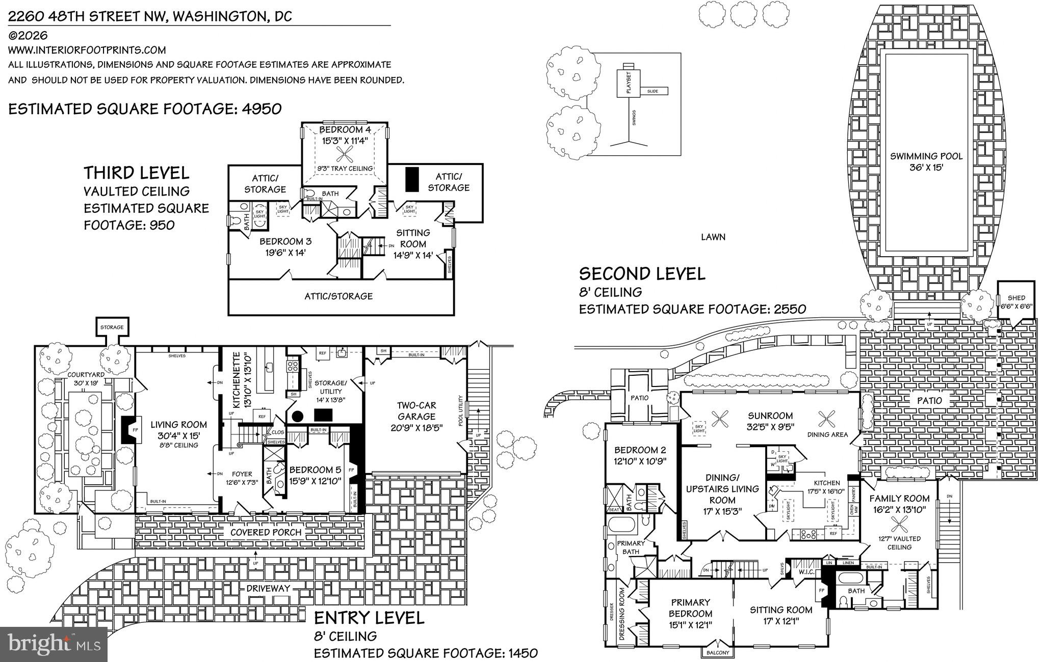 2260 48th Street Northwest Washington, DC 20007 - Photo 45 of 45 Floor Plan